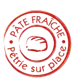 Pâte fraîche pétrie sur place